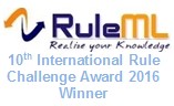 RuleML 10th International Rule Challenge Award 2016 winner