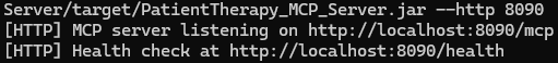 MCP Server “PatientTherapy” illustration 3